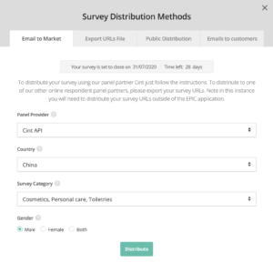 Survey Distribution Methods