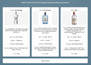 Choice-based Conjoint study