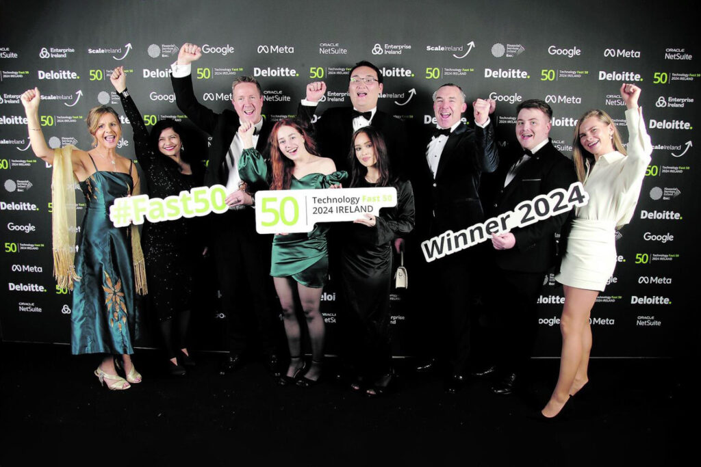 EPIC Insights Team receiving Technology Fast 50 Award