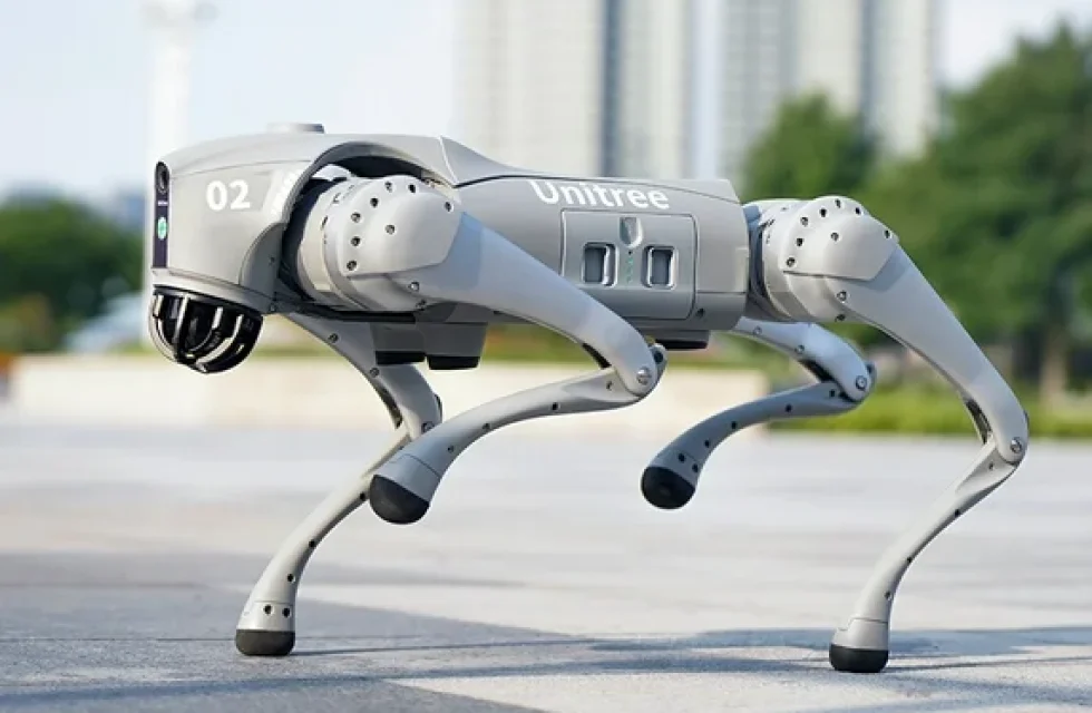 robot dog walking