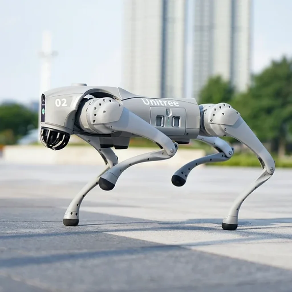 robot dog walking